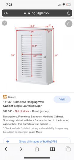 Wall bathroom cabinet