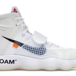 Nike React Hyperdunk 2017 Flyknit Off-White Size 10