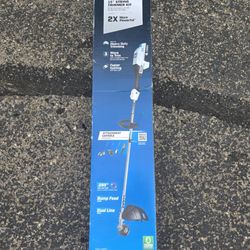 HART 40 Volt Cordless Brushless 15-inch String Trimmer Kit, (1) 4.0Ah Lithium-Ion Battery