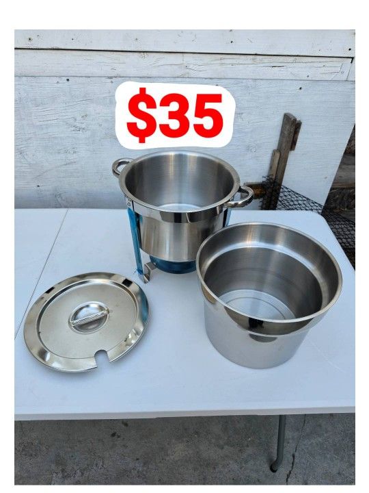 11QT Commercial Stainless Steel Buffet & Soup Warmer Stove - Heavy-Duty 304 Grade Cooktop, Large Capacity Catering Stove for Restaurants, Banquets