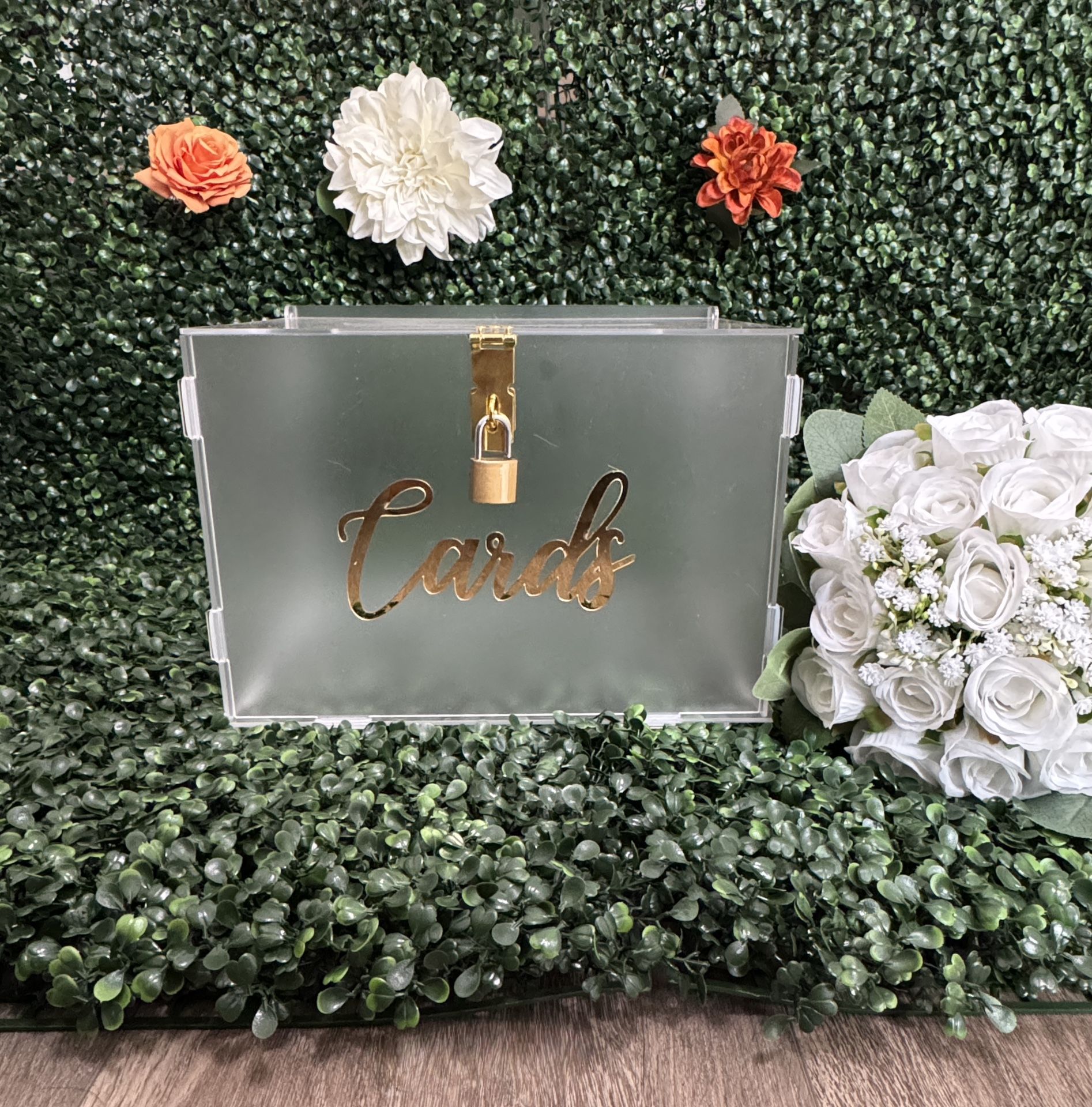 Wedding Quinceañera Card Box with light