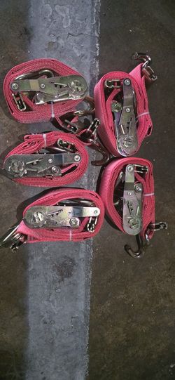 Ratchet Cargo Straps Logistics Load Secure