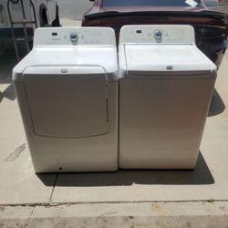 Mayytag Washer  And Gas Dryer Work Good