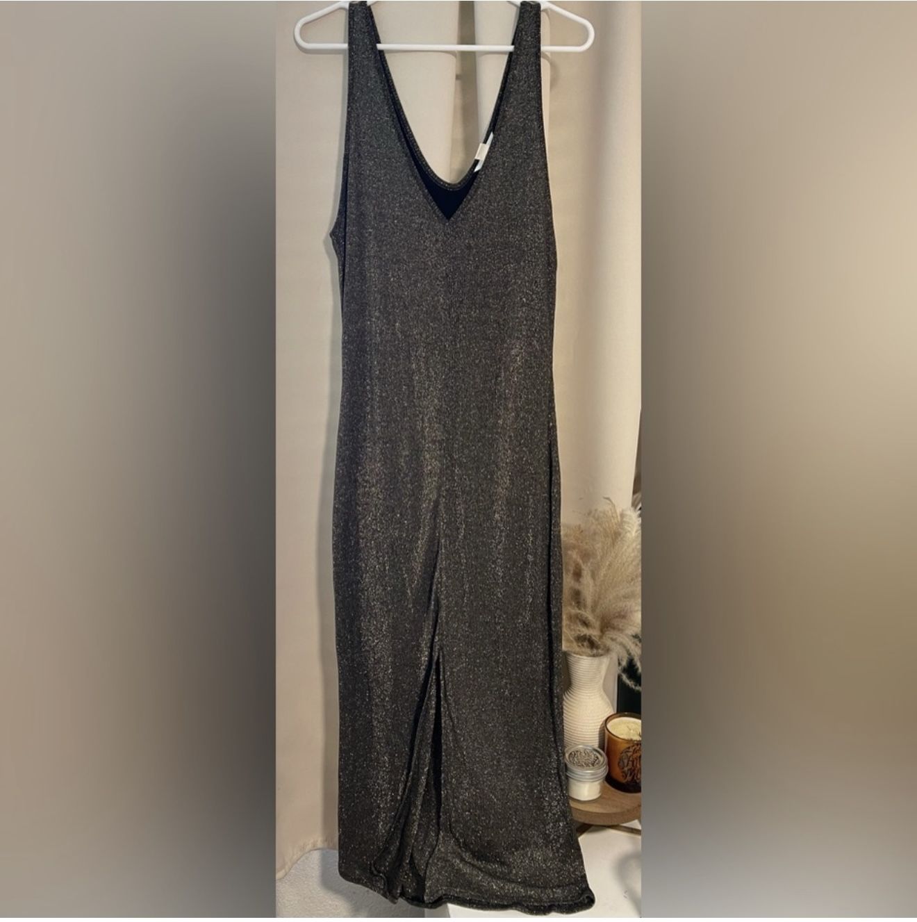 H&M Metallic Dress