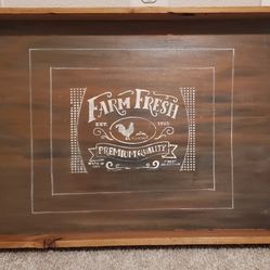 Large Wooden Tray