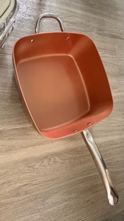 Copper Square Nonstick Frying Pan