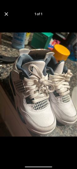 Size 11c White And Green Jordan’s. 