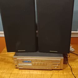 Vintage Stereo Set Marantz SR 940 + Marantz  SP 208 Book Shelf Speakers 
