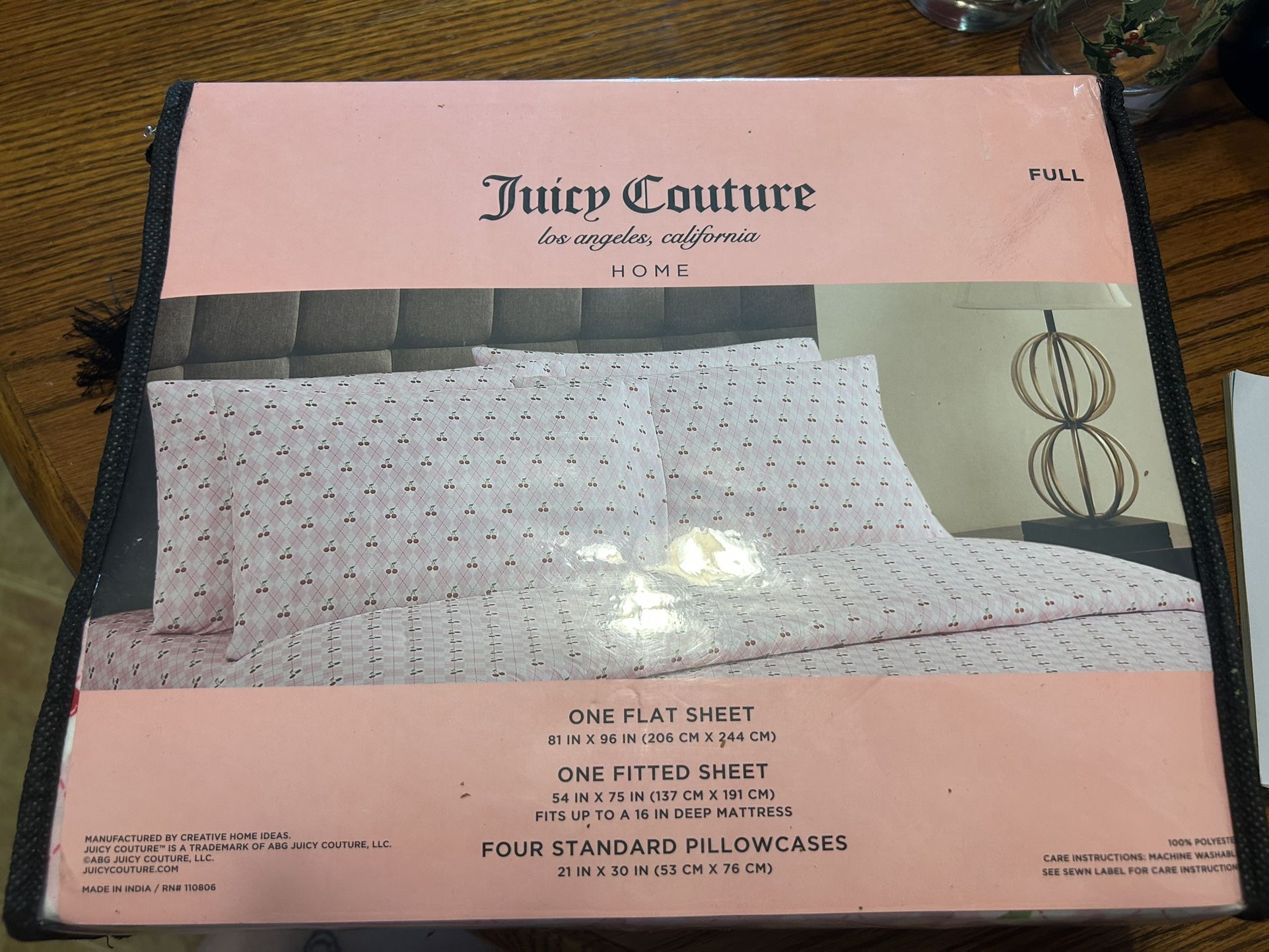 juicy couture bedsheet set