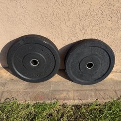 45 Lbs Olympic Bumper Plates 
