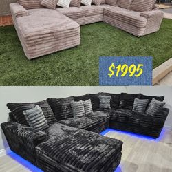 Brand New Sectional Corduroy Fabric From $2299 Now $1995