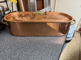 Copper Fish Poacher/Steamer