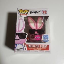 Funko Pop! Ad Icons- Energizer Bunny Flocked #73 (Funko Shop Exclusive) 