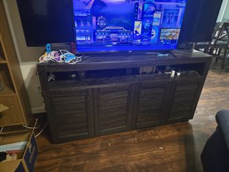Large Tv Stand With Shelves 