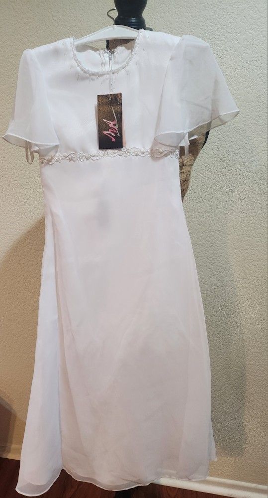 White Dress Size Six $8