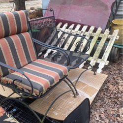 2 Wrought Iron Chairs 250 Both