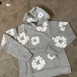 Grey Denim tears hoodie