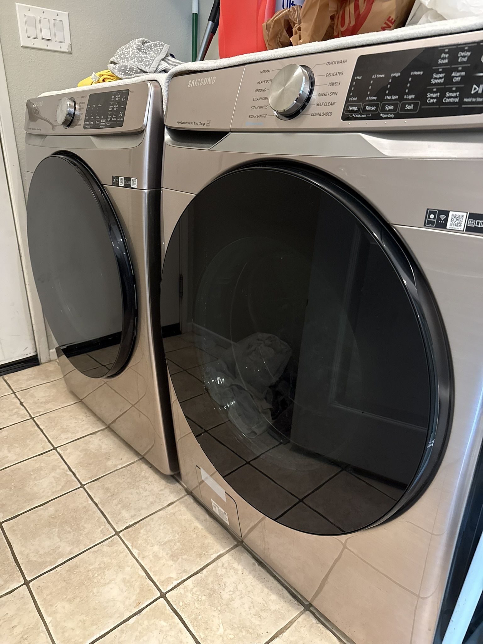 Samsung Smart Washer & Dryer Set