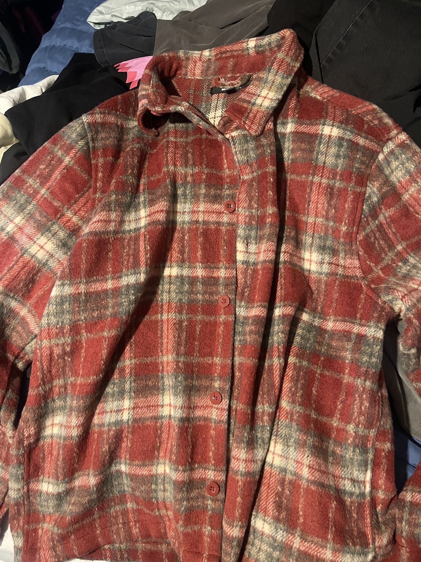 Flannel Button Up Shirt