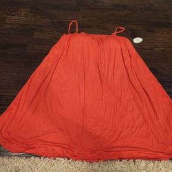 Soma coral soft jersey flowy short dress XL NWT