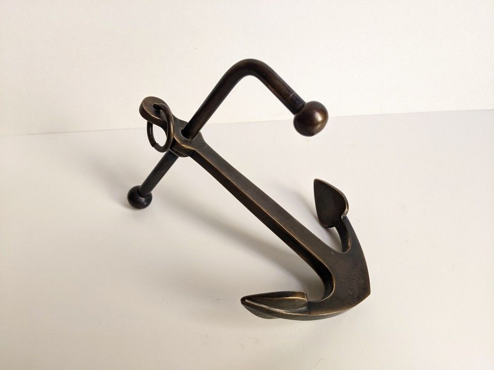 Shaffer Cape Horn Anchor Sculpture Paperweight