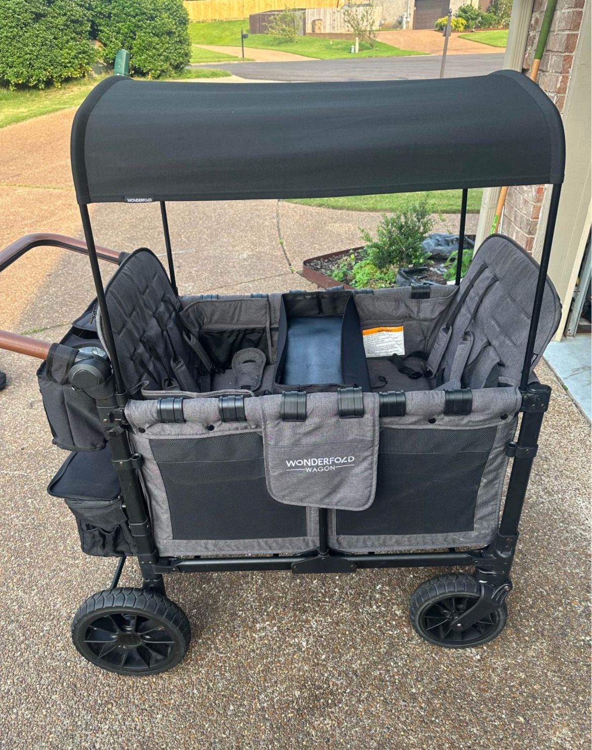 Wonderfold/w4~4seater/Luxury~wagon~stroller+Canopy