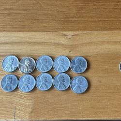 1943 Steel War Pennies 