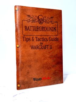 Warcraft II Battlegrounds Tips & Tactics Guide WizardWorks 1996 Vintage PC