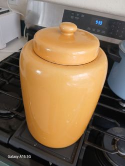 Vintage Crock with Lid