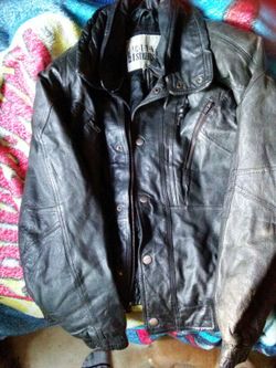 City streets leather jacket