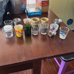 Shot Glasses Salt And Pepper Figurines