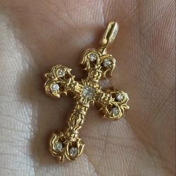Chrome Hearts 22k Diamond Filligree Pendant