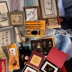 Chinese Art Lot….. All Original Artwork.. Wonderful Chinese Collection