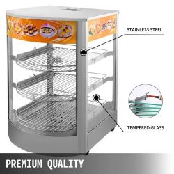 Brand new 3 Tier commercial Food Warmer for 120
