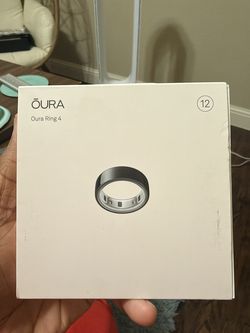 Oura Ring Gen 4 — Size 12, Black, Brand New, Never Registered
