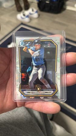 Cooper Pratt Bowman Chrome Baseball Card