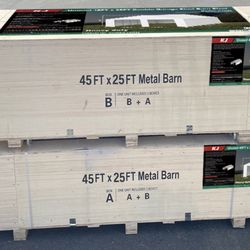 New Galvanized Metal Garages & Sheds