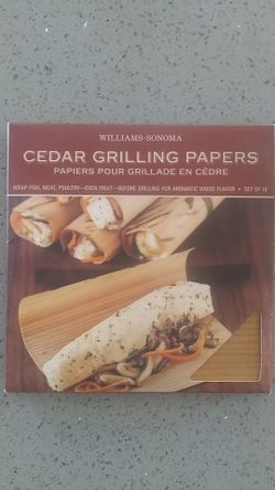 Cedar Grilling Papers