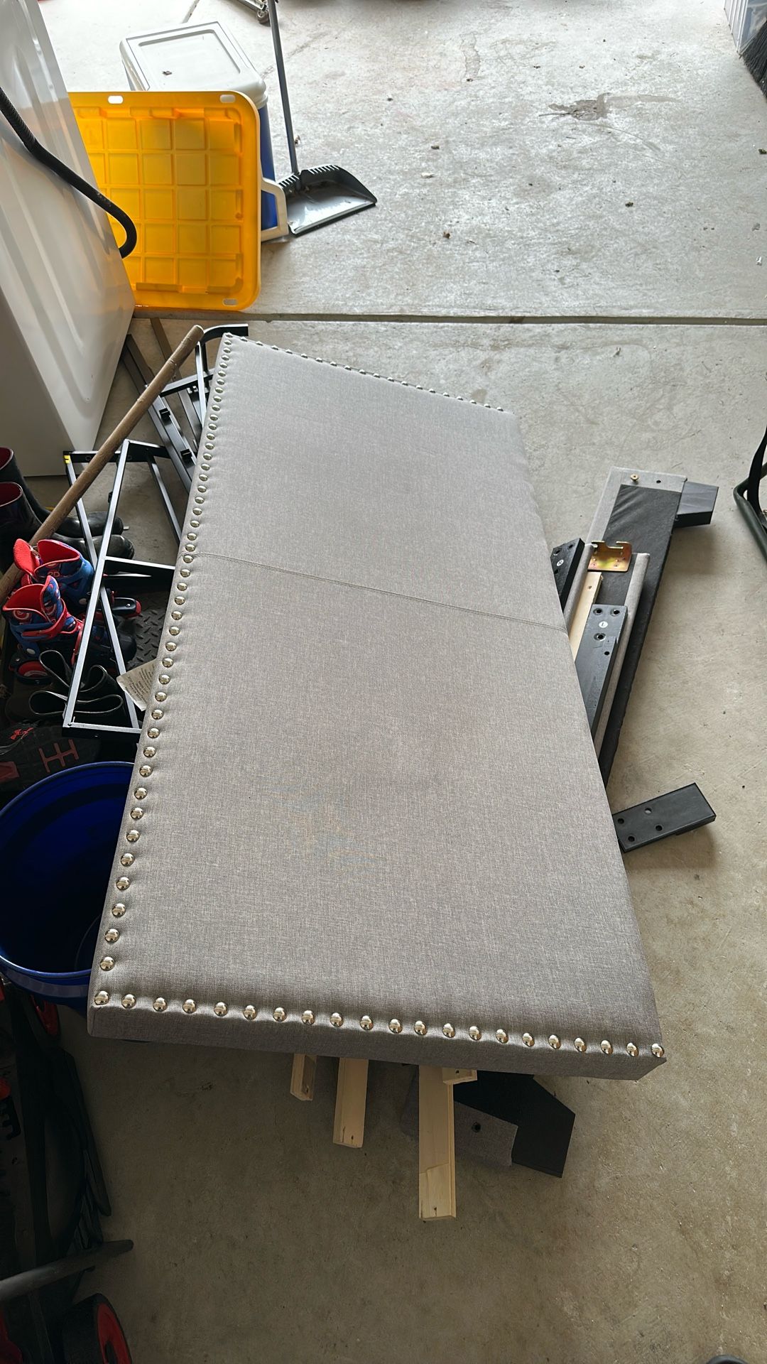 Free!! Full Size Bed Bolts And Box Spring Included.