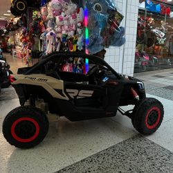 1 24v $550 blue red yellow black pink /
 2 24v battery $600 green pink black red blue
Can-am maverick remote control leather seats shocks soft tires s