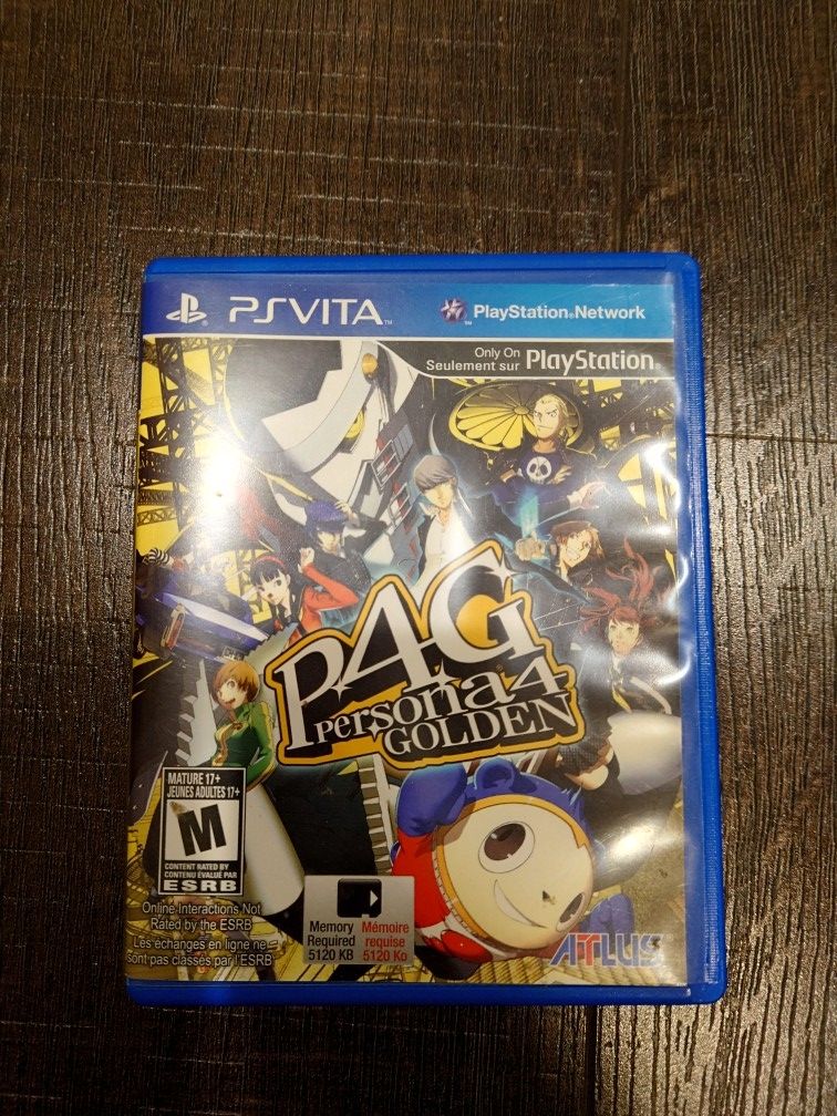 PSVITA PS VITA P4G Persona 4 Golden Sony PlayStation Vita