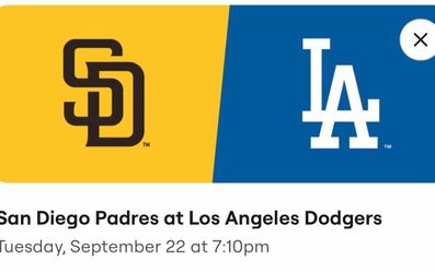 San Diego Padres at Los Angeles Dodgers