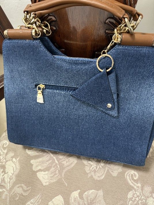 Blue Denim Purse