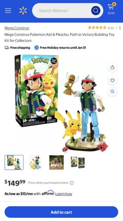 MEGA CONSTRUX POKEMON ASH & PIKACHU