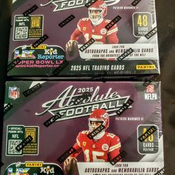 2025 NFL Panini Absolute Football BlasterBox Lot Of (2x) New Factory Sealed 
