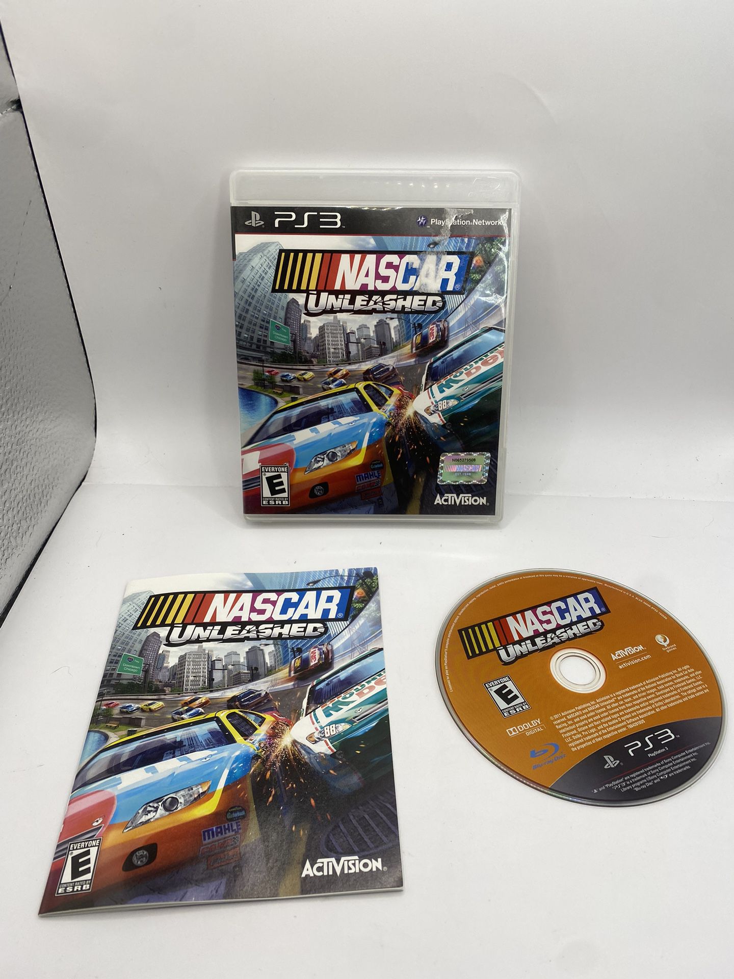 NASCAR Unleashed (Sony PlayStation 3, 2011) Complete With Manual - tested PS3
