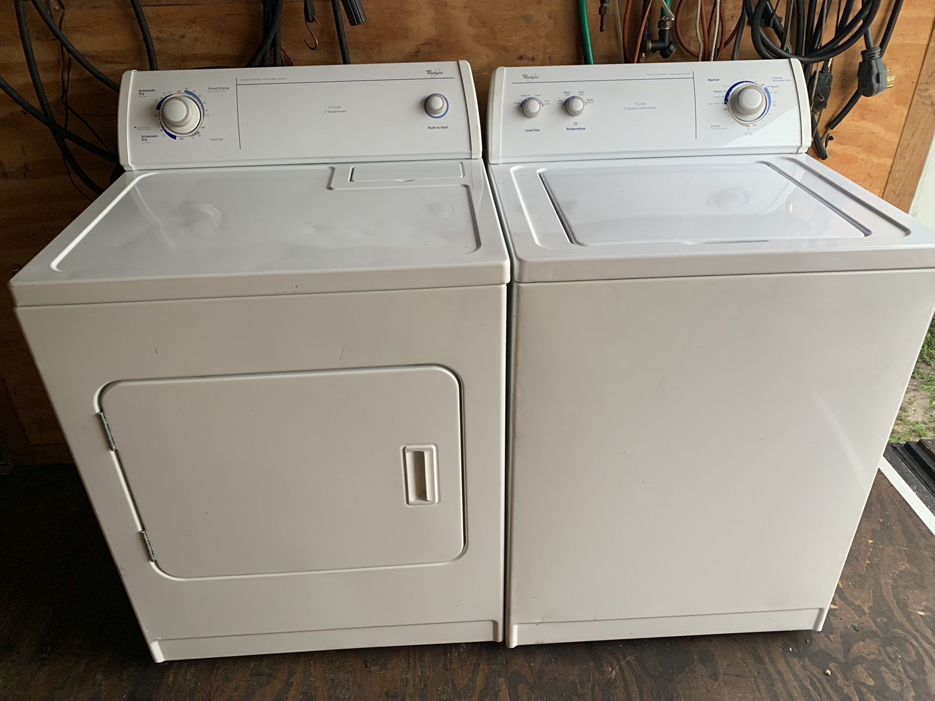Washer and Dryer Set whirlpool Firm price