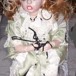 Gypsy Vampire Fairy Porcelain Doll