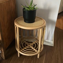 Rattan Bedside Table Natural - Pillowfort™