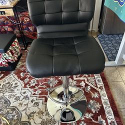 Stool Bar Open Box New Never Used just Needs two Screws Very easy radey to Pick Up Up and down Very Nice 